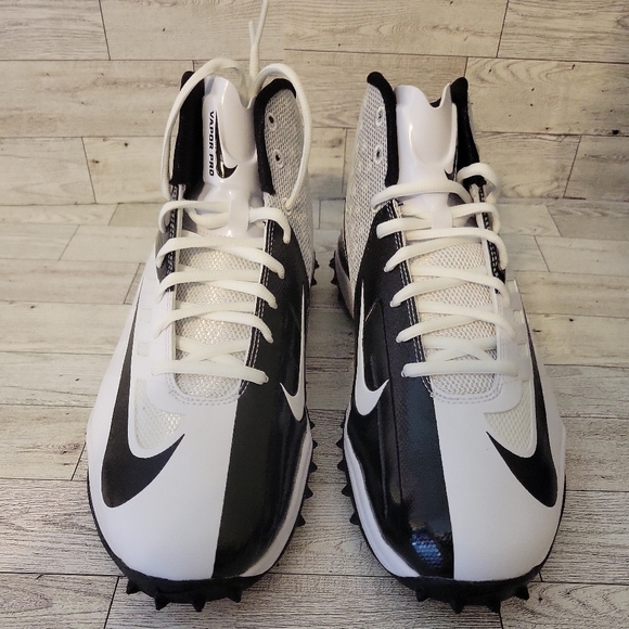 NWOT Nike Mens Vapor Pro 3/4 Destroyer Football White Black 527879-100 Size 11.5 main image 6
